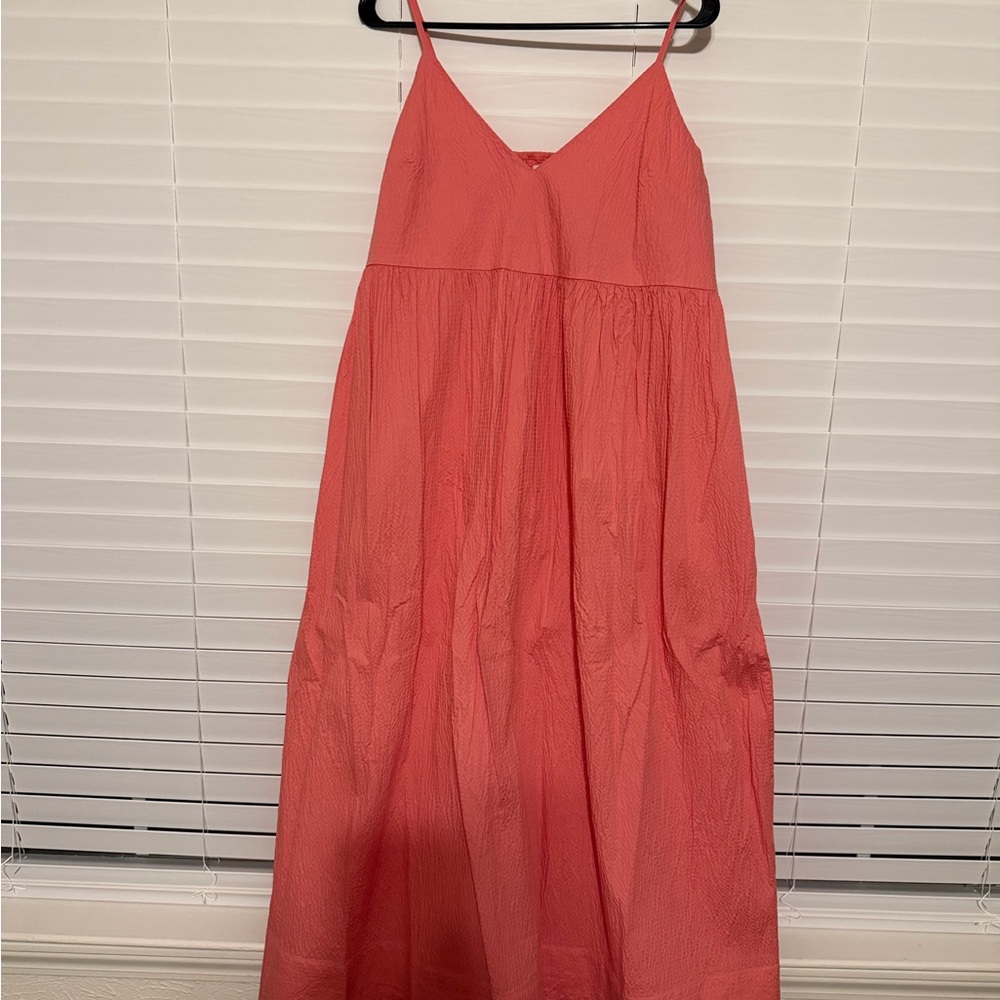A New Day maxi women's seersucker a line dress size XL - Picture 3 of 6